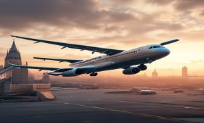 AI Image: Flights From Birmingham To London illustration