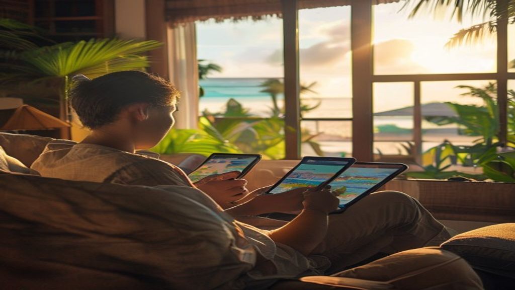 Seasonal flight rates from Perth to Bali displayed with price calendar and airline logos